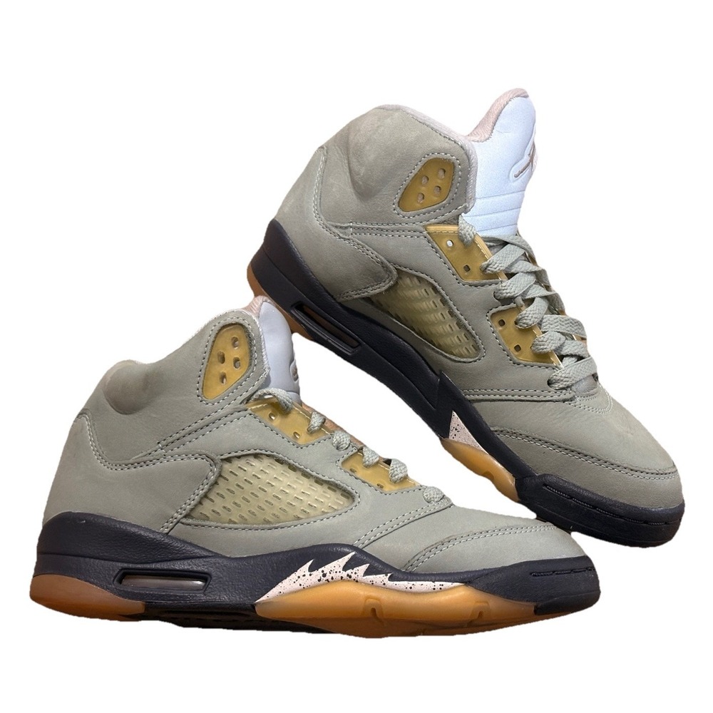 Nike Air Jordan 5 Jade Horizon 2022 Athletic Sneakers Green 4.5Y 440888-300